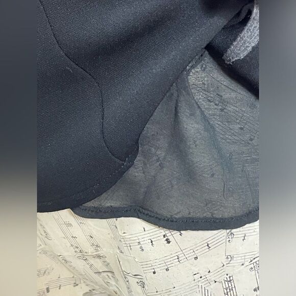 Rag & Bone Sleeveless Black Top Vegan Leather Trim S - Picture 7 of 9